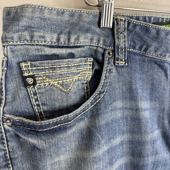 NWT Rock & Roll Denim Pistol Straight Jeans 40x34 Light Wash Regular Fit - Picture 3 of 12